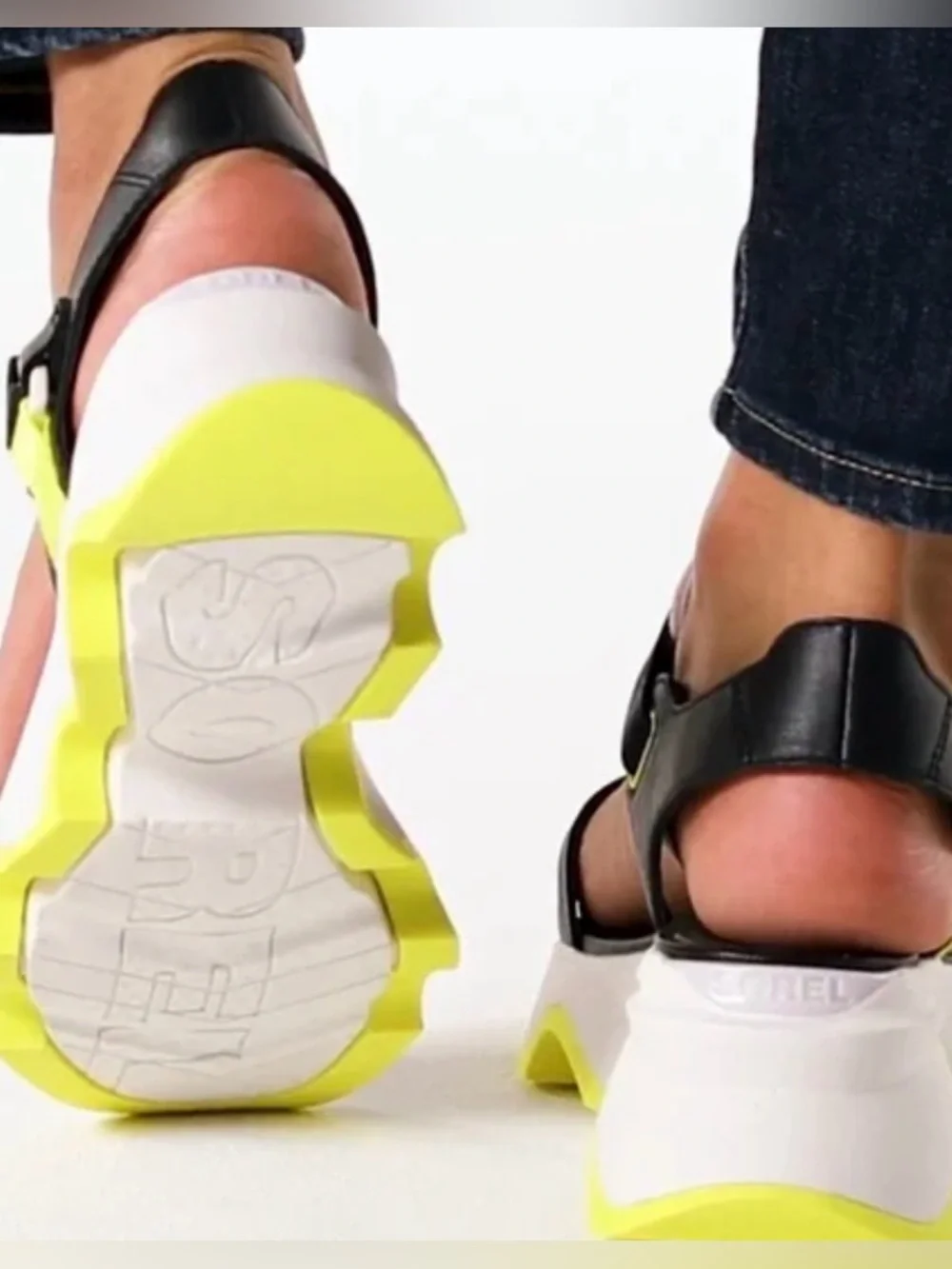 SOREL Women's Kinetic Impact Y
Strap Sandals in black , Sz 8 - Picture 2 of 15